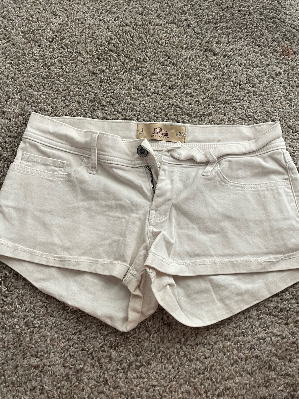 Vintage Hollister low rise mini shorts 2inch